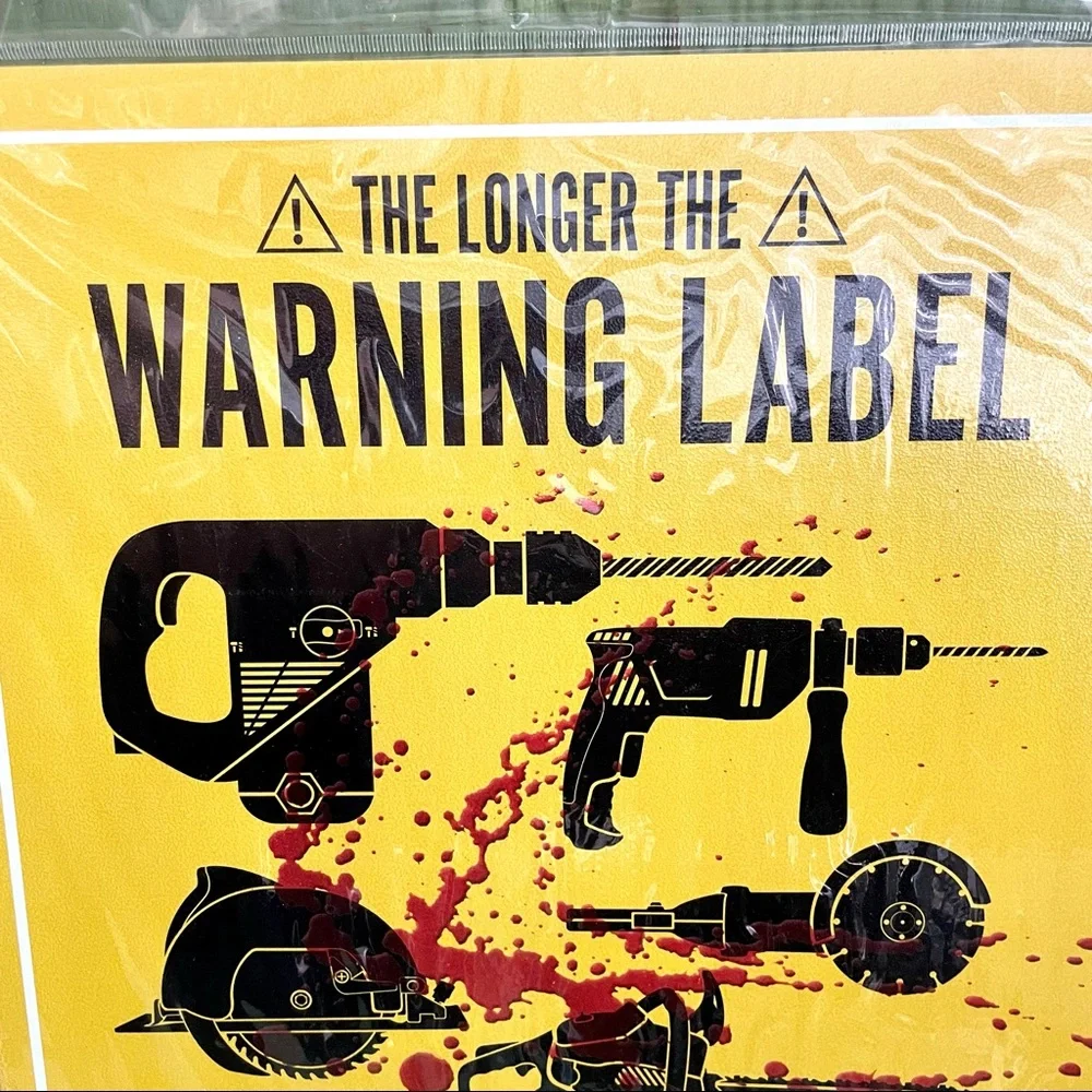 NEW Tool Warning Label Metal Sign